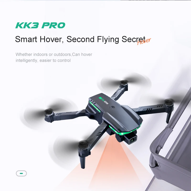 KK3 Pro Mini Drone, kk3 pro smart hover; second flying secreter can hover intelligent