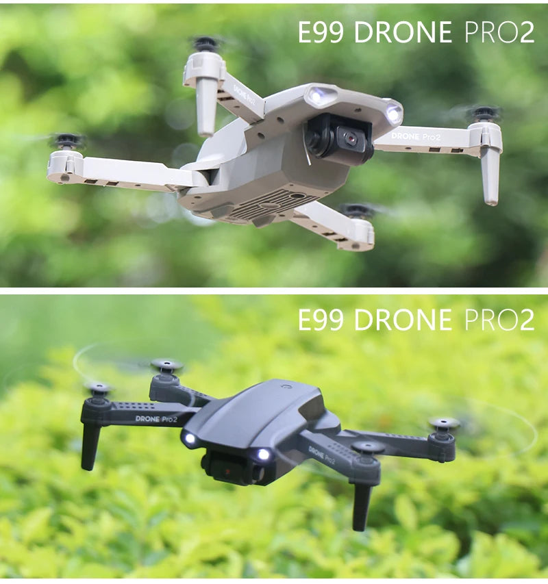 XKJ E99 RC Mini Drone - 4K 1080P 720P كاميرا مزدوجة WIFI FPV التصوير الجوي هليكوبتر قابلة للطي كوادكوبتر بدون طيار 23 XKJ E99 RC Mini Drone, xkj e99 rc mini drone features follow