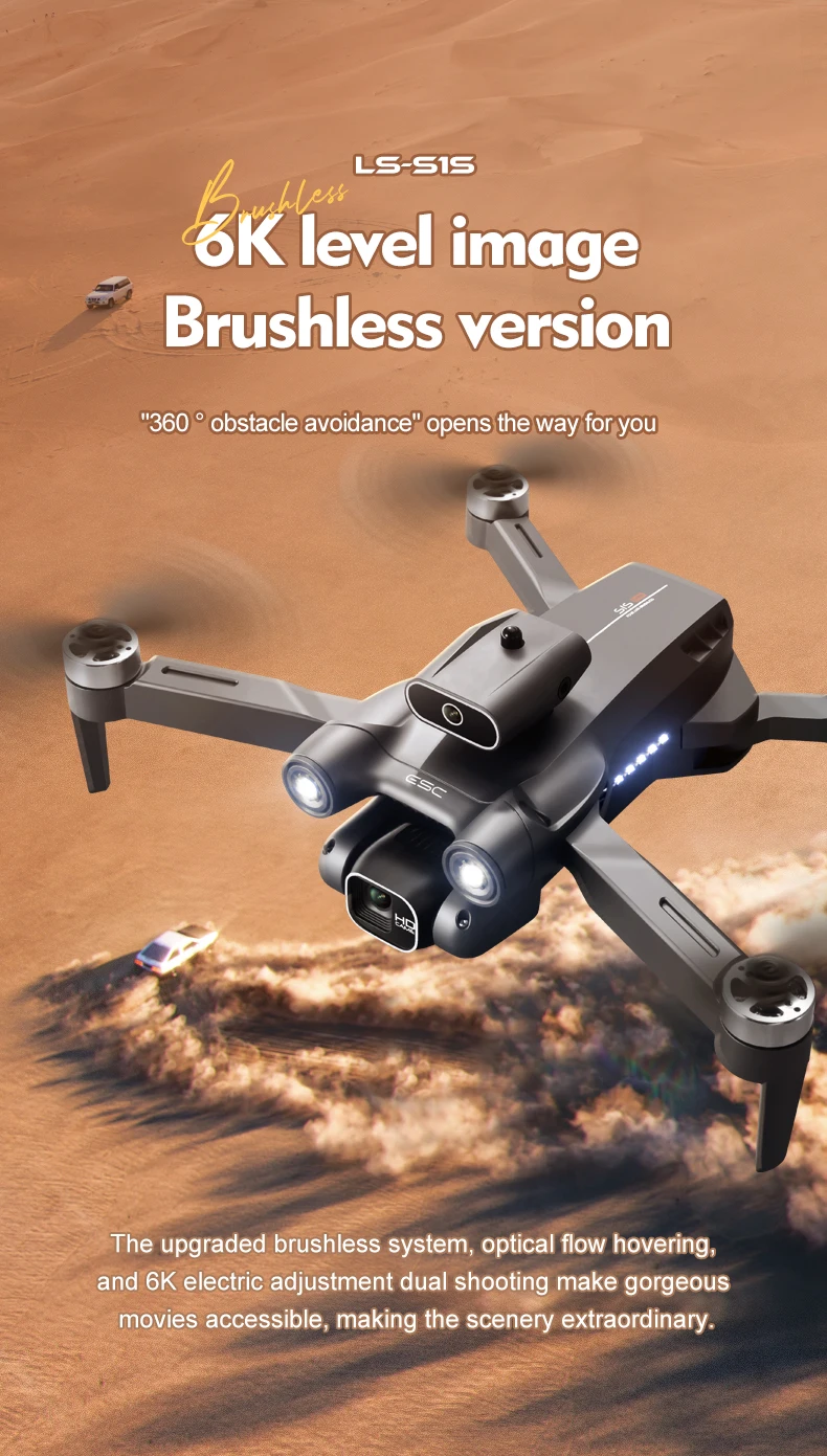 KBDFA S1S Min Drone, ls-s1s 6k level image brushless version