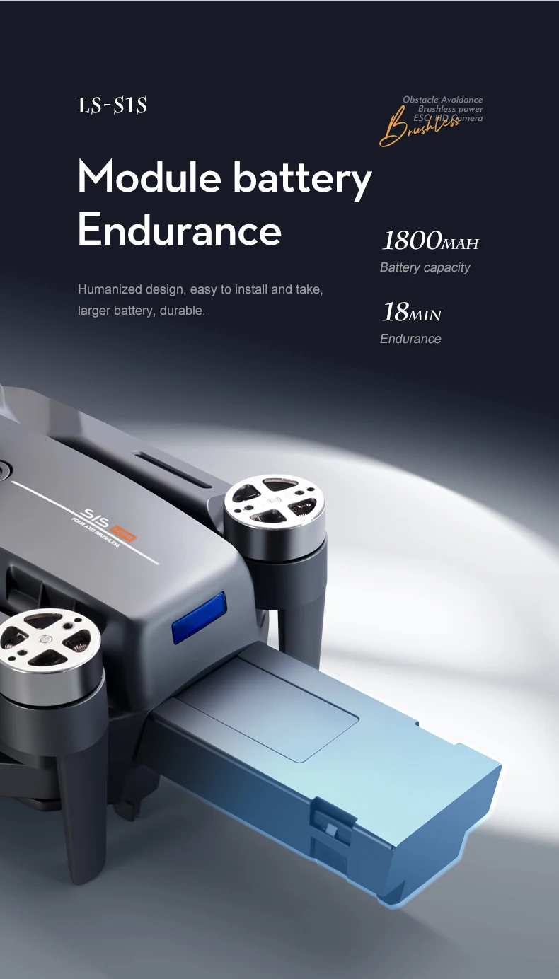 KBDFA S1S Min Drone, ls-s1s brushless power lrf