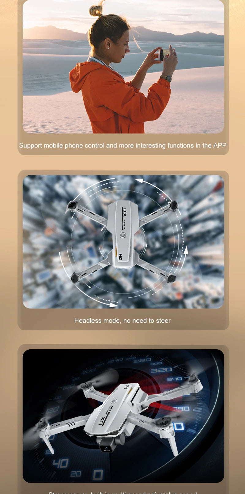 support mobile phone control and more interesting functions in the app headless mode