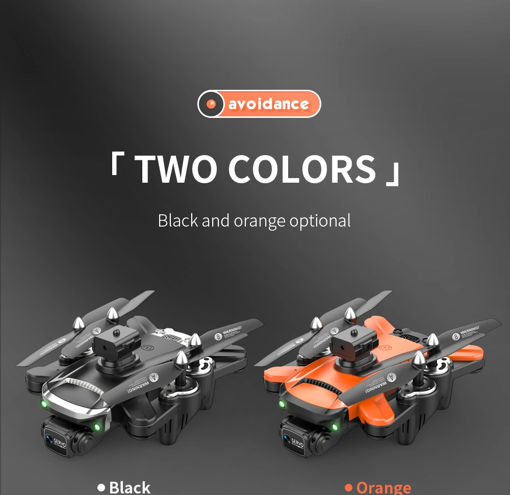 KBDFA XS011 Drone, avoidance r two colors] blackand orange black orange optional war