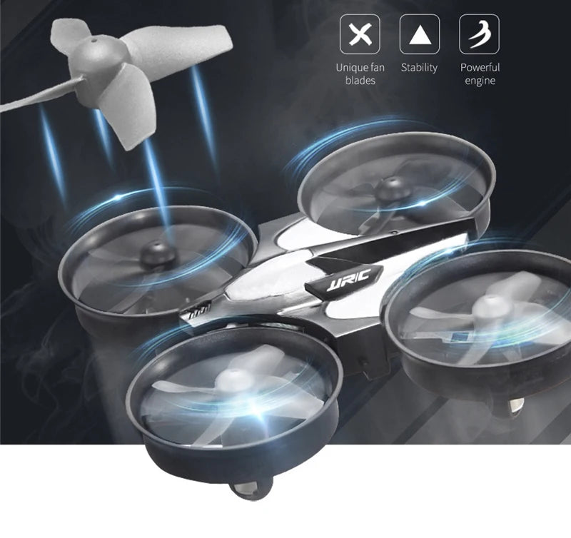 JJRC H36 RC طائرة صغيرة بدون طيار - طائرة هليكوبتر 4CH لعبة كوادكوبتر بدون رأس 6 محاور مفتاح واحد إرجاع 360 درجة فليب LED ألعاب RC VS H56 H74 21 unique fan stability powerful blades engine w