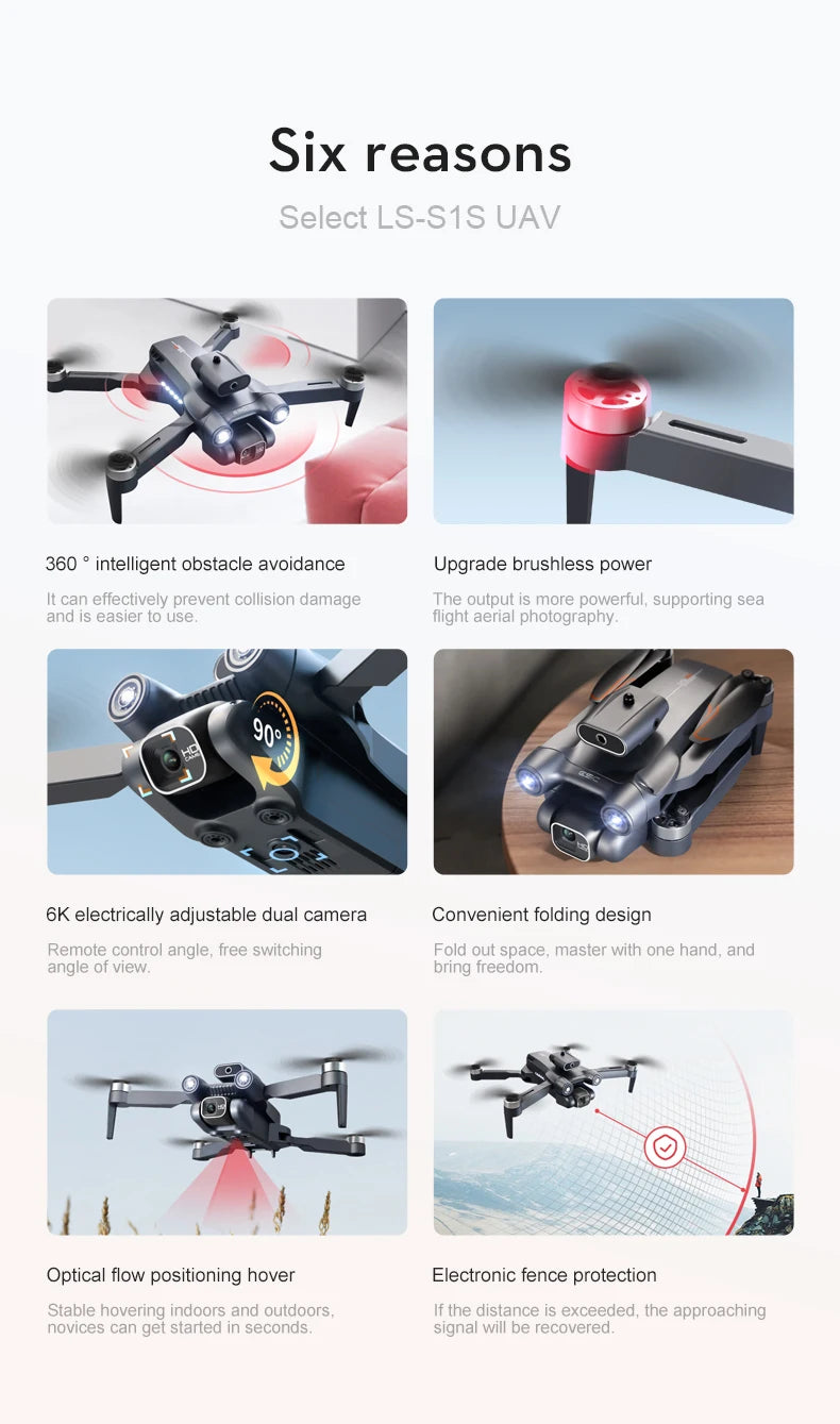 LSRC-S1S Drone, ls-s1s uav 360 intelligent obstacle