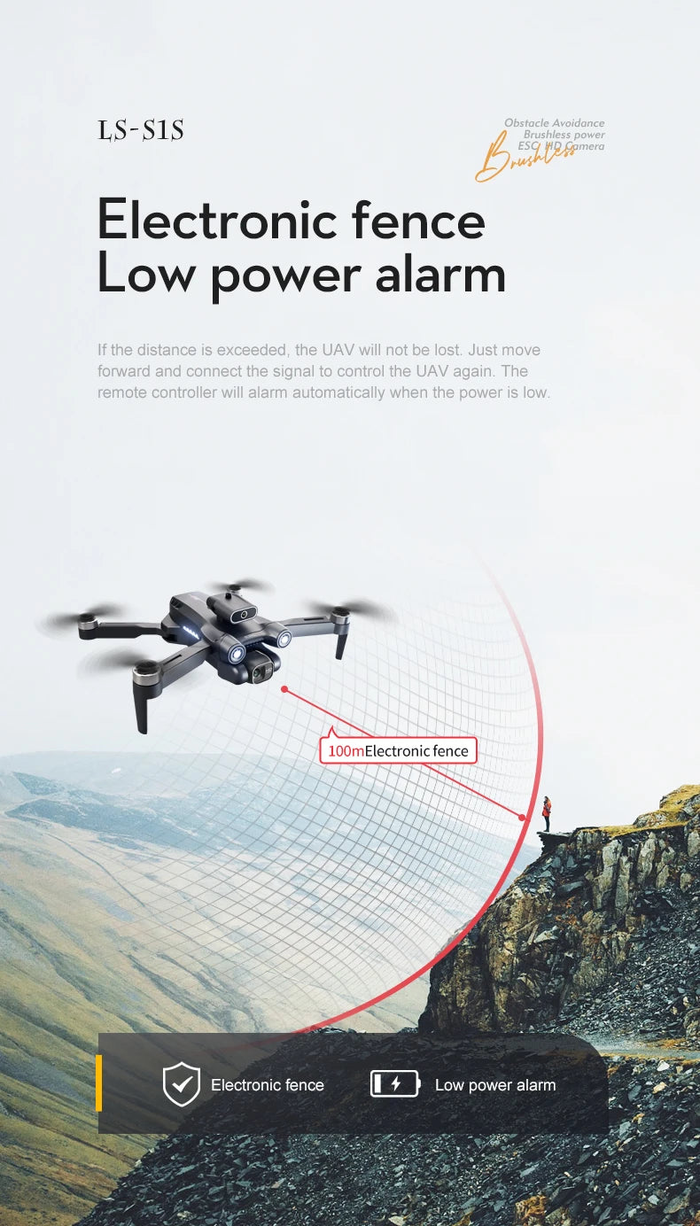 LSRC-S1S Drone, if the distance is exceeded, the uav will not