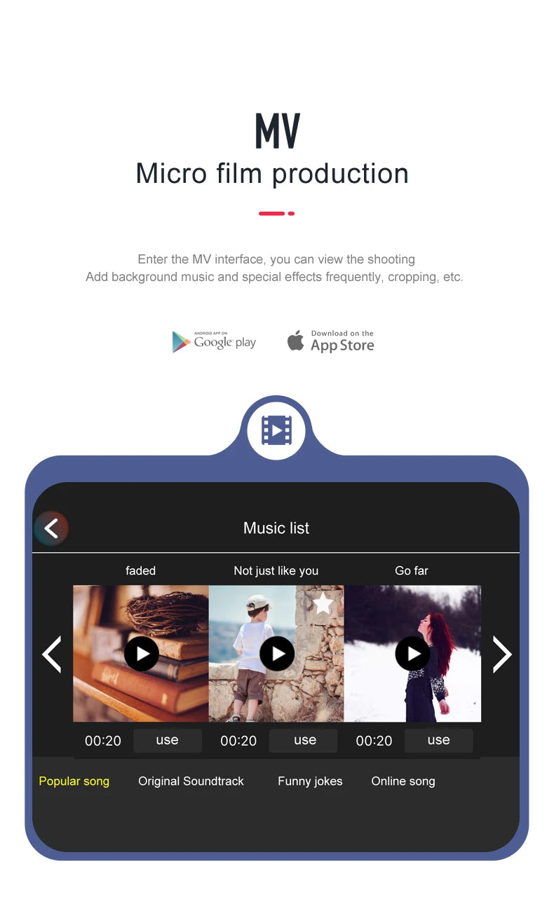 download on the google play app store music list faded not like you
