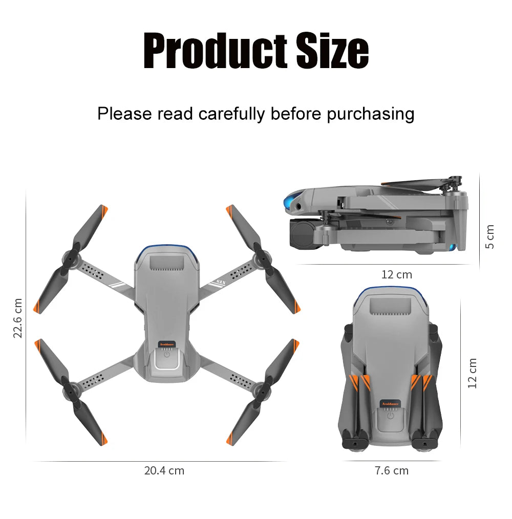 JINHENG LS-XT9 Drone - 2023 جديد 4K كاميرا مزدوجة واي فاي FPV موقع التدفق البصري تجنب العوائق قابلة للطي بدون طيار كوادكوبتر هليكوبتر هدايا 41 jinheng ls-xt9 drone features