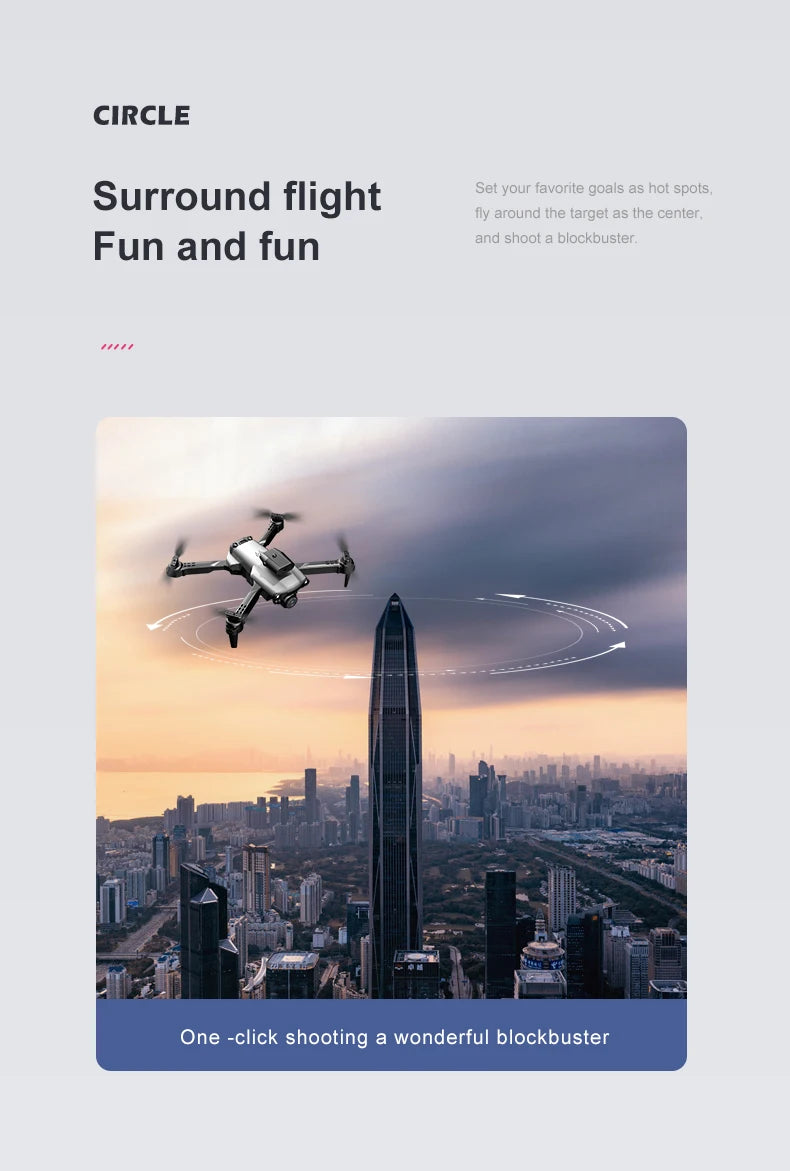 Novo 809 Drone, blockbuster fun and fun one click shooting wonderful blockbus