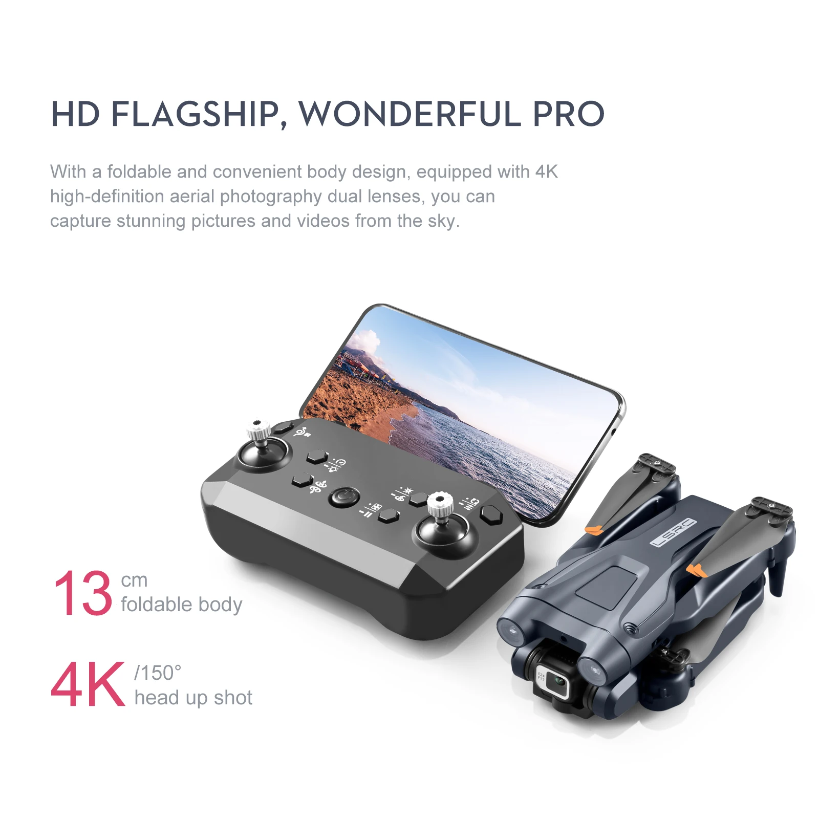 KBDFA MINI4 Drone, hd flagship with foldable and convenient body design . equipped