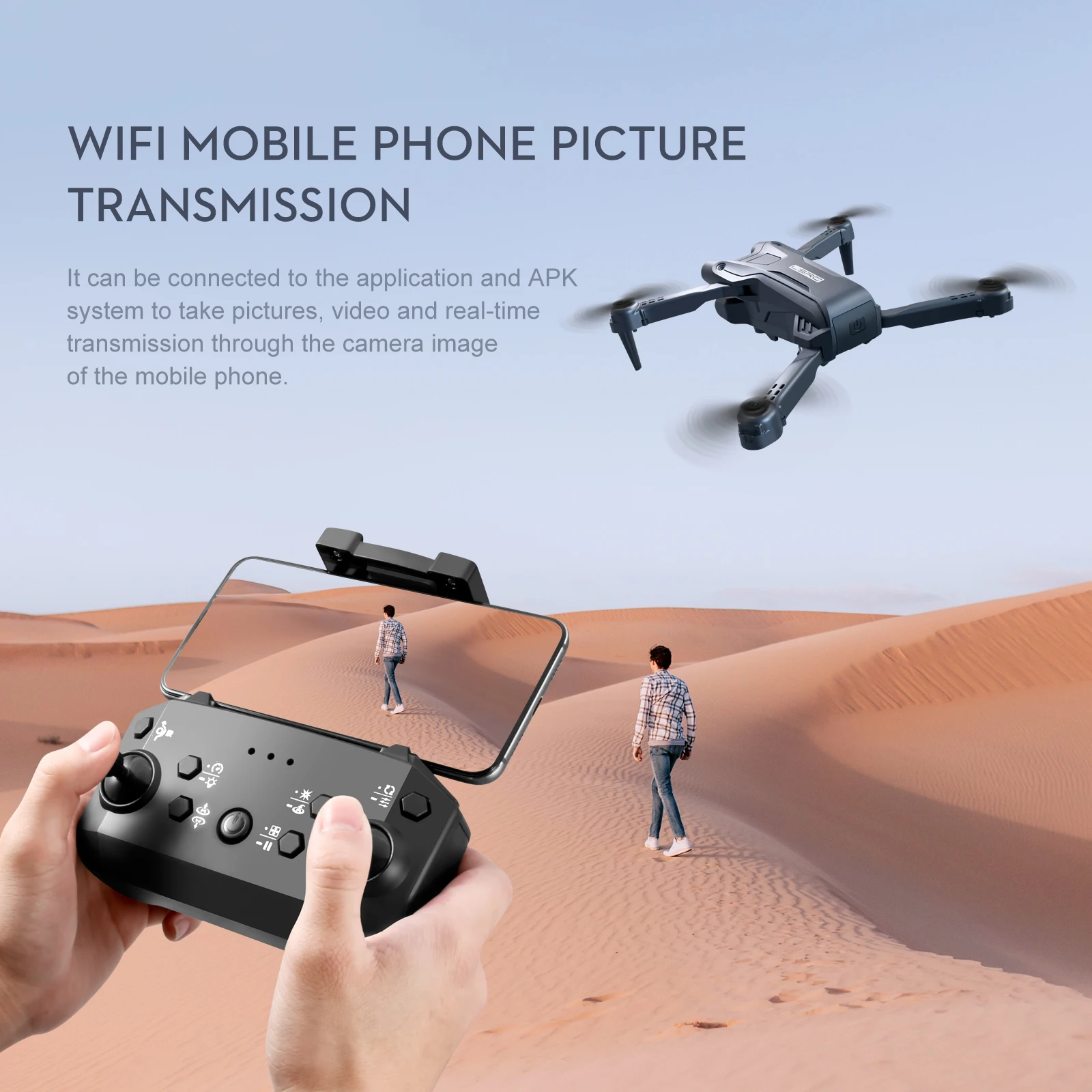 KBDFA MINI4 Drone, wifi mobile phone picture transmission it can be connected t0 the application