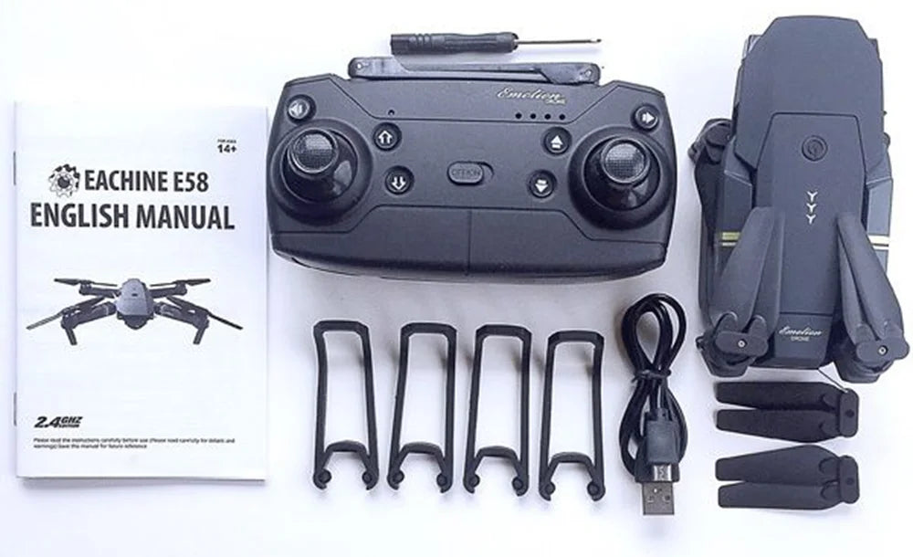 Eachine E58 Drone, connect to your drone via a mobile phone to experience the unforgettable