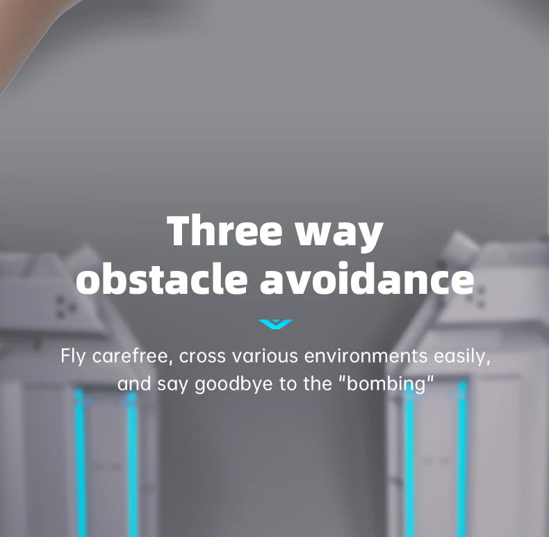 X6 Pro Drone, three way obstacle avoidance fly carefree, cross various environments easily 