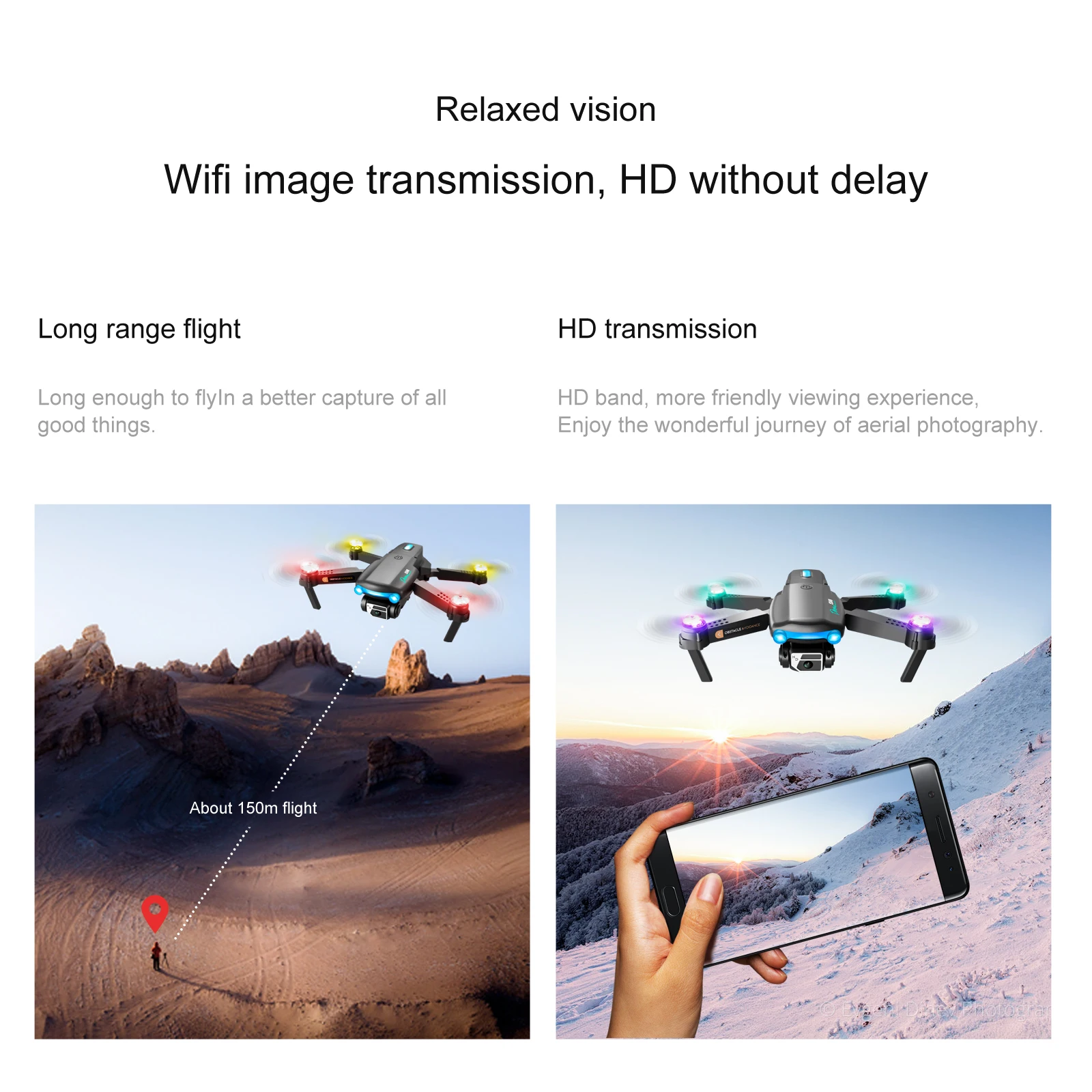 KBDFA S98 Drone, wifi image transmission, hd without delay long range flight .