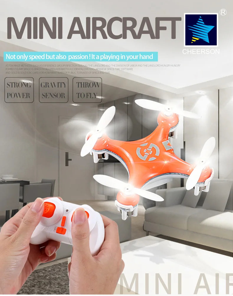 Cheerson CX10 Mini Drone, mini aircraft ch notonlyspeedbutalso passion!ita playing
