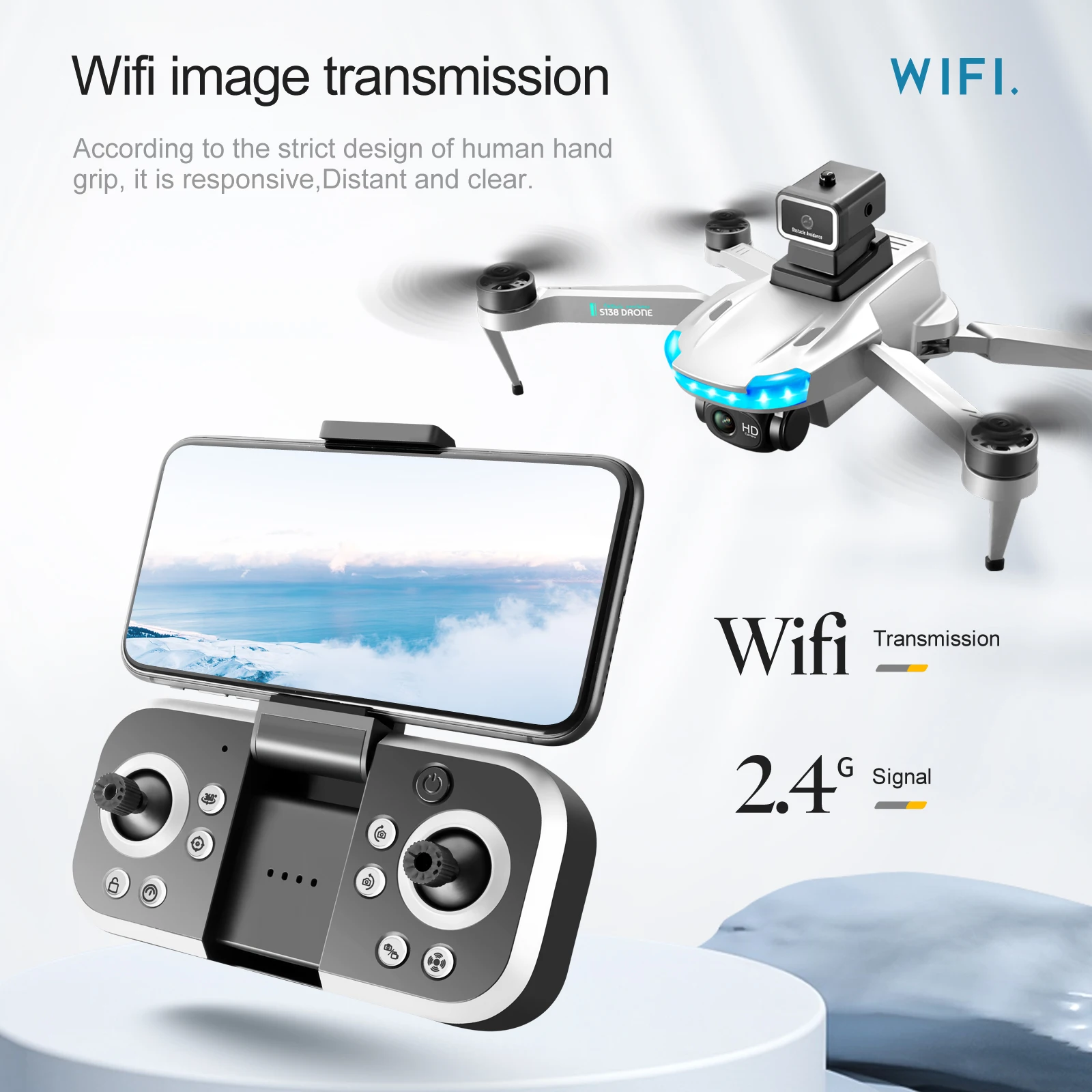 KBDFA S138 Drone, wifi image transmission wifl. according to the strict design of