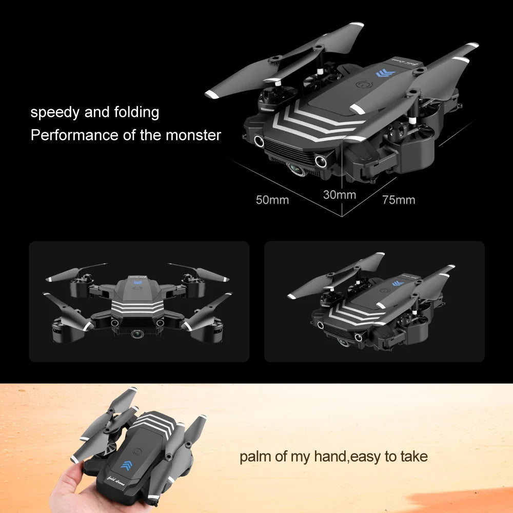 QJ LS11 Pro Drone, speedy and folding performance of the monster 50mm 30mm 75mm