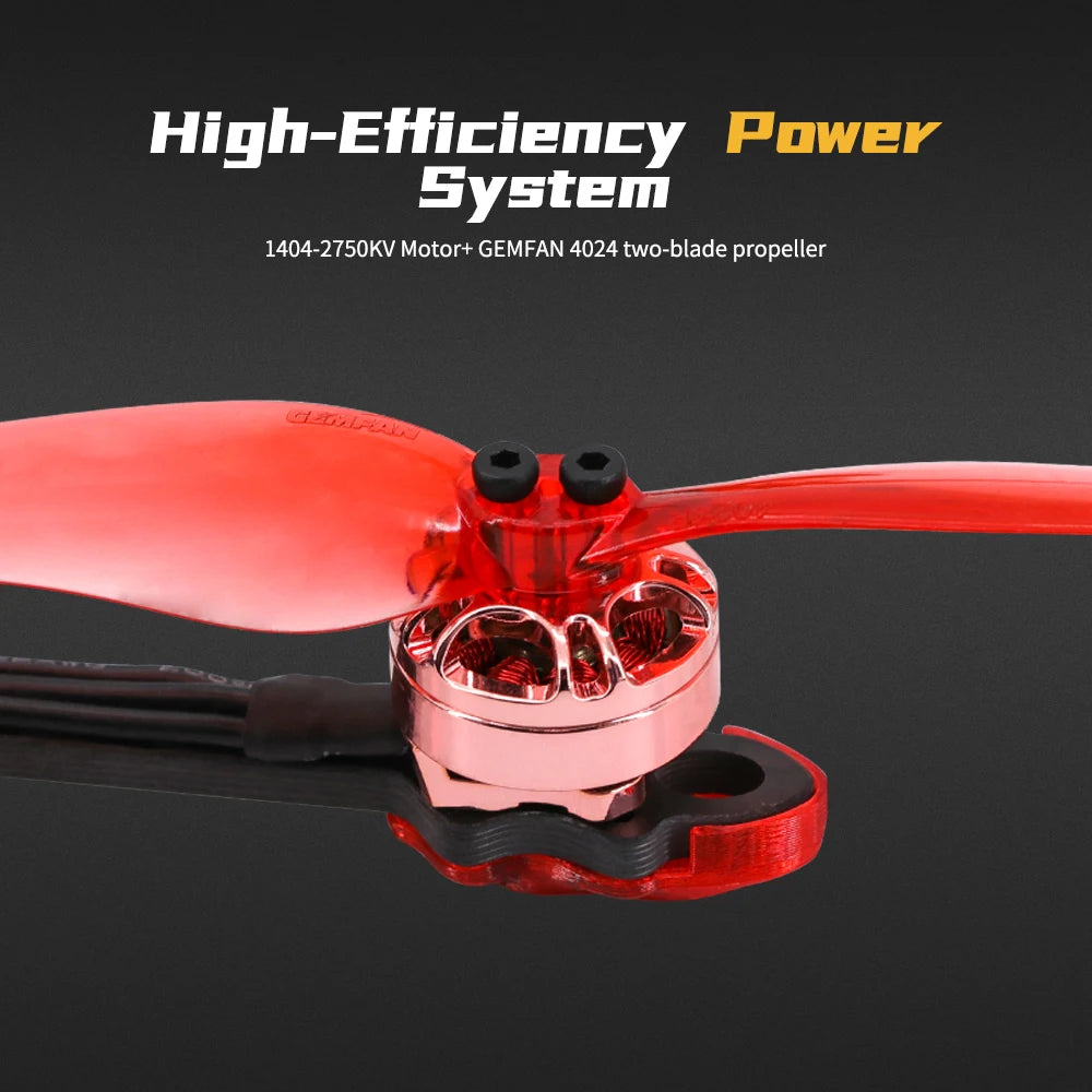 TCMMRC Night Phoenix, High-Efficiency Power System 1404-2750KV Motort GEMFAN