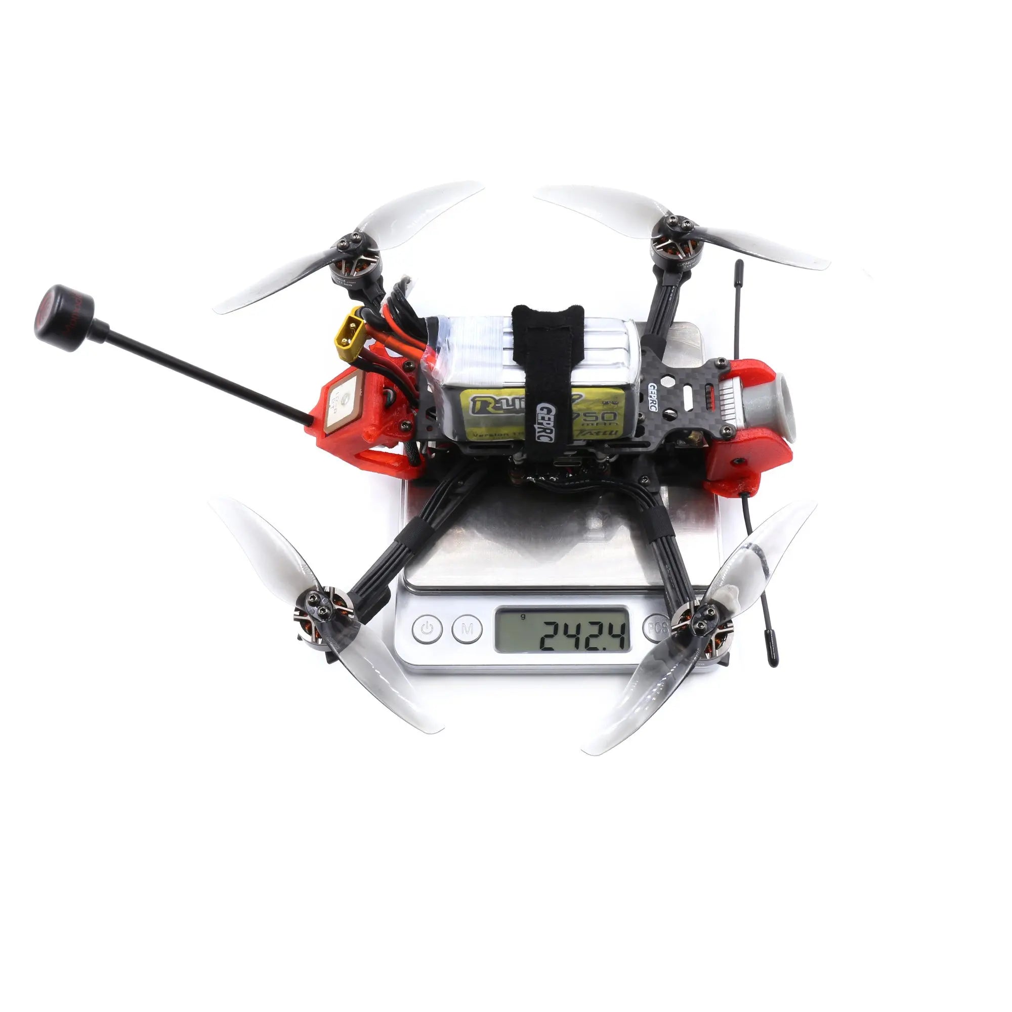 GEPRC Crocodile Baby 4 FPV Drone, XT30 Connector Flight Controller System:GEP-F7-35A(