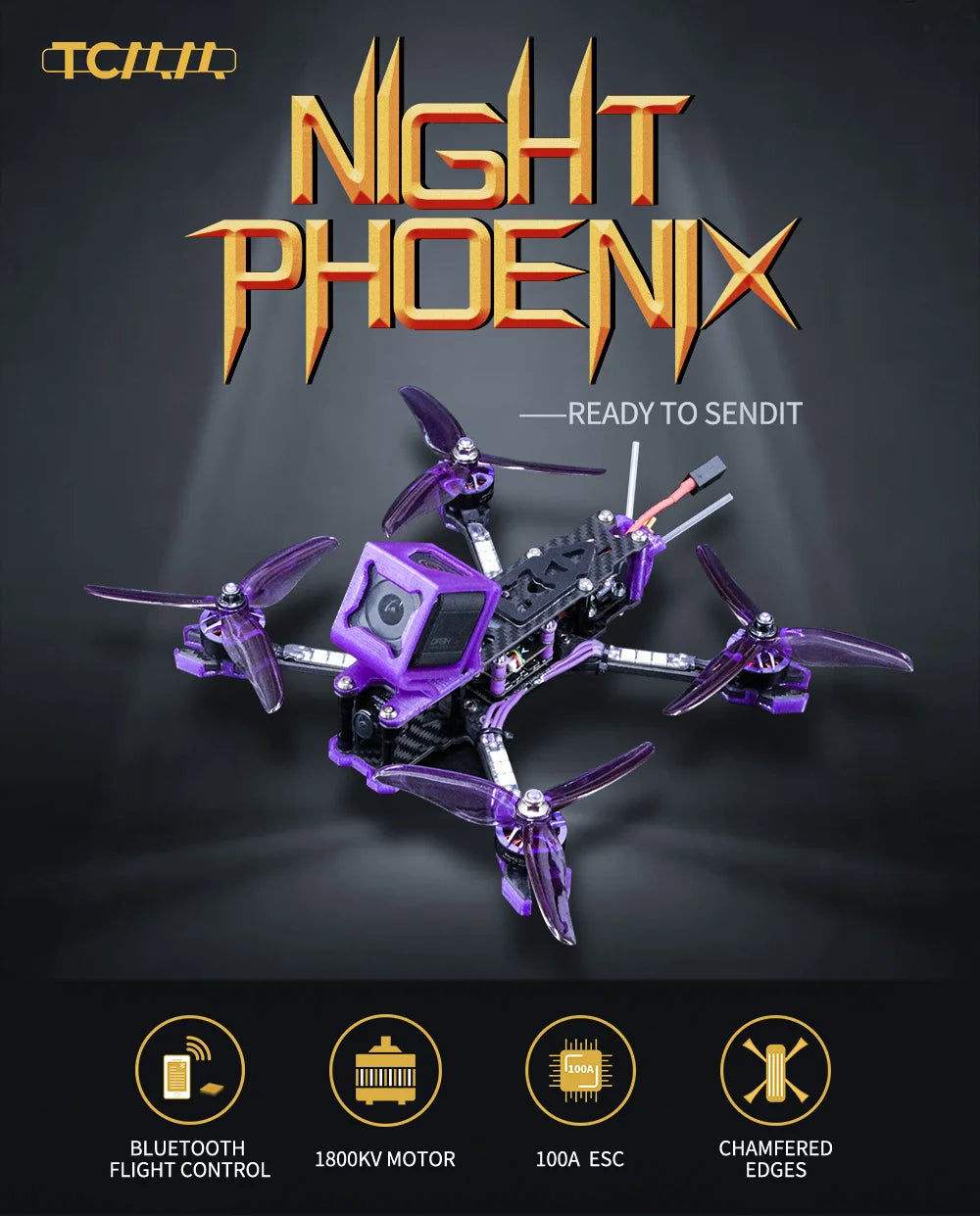 TCMMRC Night Phoenix, NGHT PHOENK READY TO SENDIT BLUETOOTH