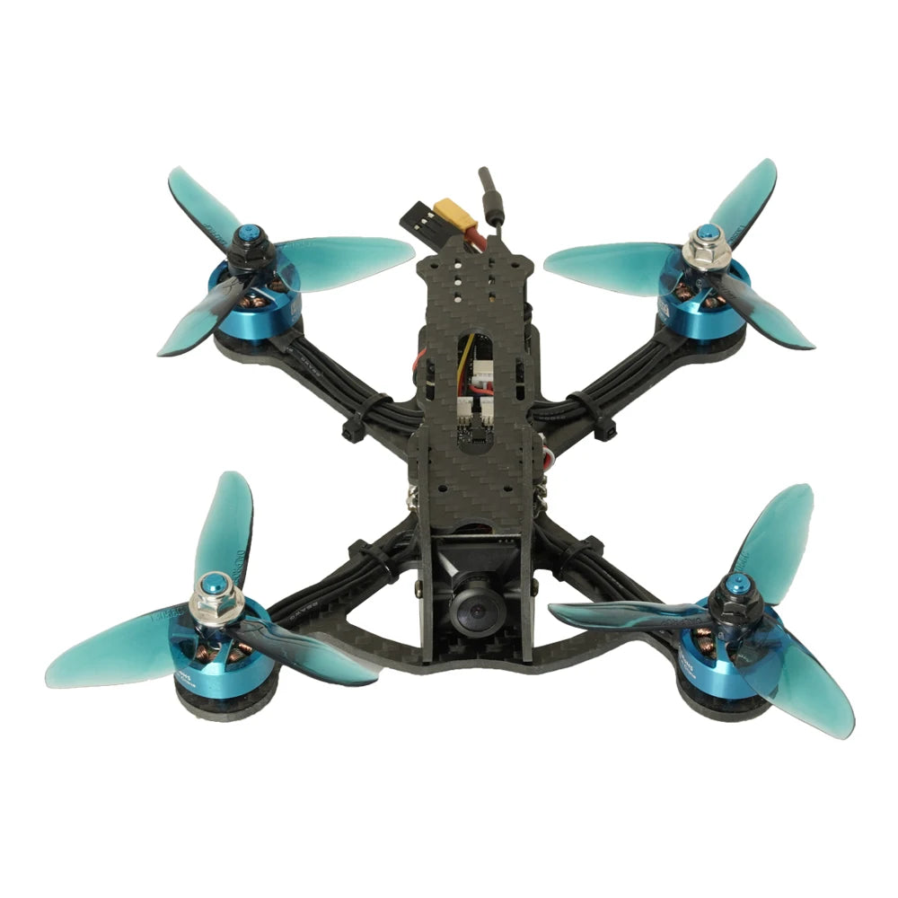 طائرة سباق بدون طيار TCMMRC TX150 FPV - قاعدة عجلات 3 بوصة 150 مم F4 وحدة تحكم طيران 400 ميجاوات VTX 1507 2400KV مع ضوء LED BEC 12 TCMMRC TX150 FPV Racing Drone, FPV Capable Dimensions : 3-inch Controller Mode : MODE1