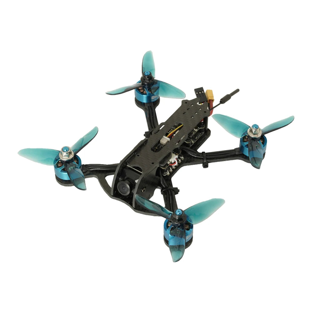 طائرة سباق بدون طيار TCMMRC TX150 FPV - قاعدة عجلات 3 بوصة 150 مم F4 وحدة تحكم طيران 400 ميجاوات VTX 1507 2400KV مع ضوء LED BEC 13 TCMMRC TX150 FPV Racing Drone, FPV Capable Dimensions : 3-inch Controller Mode : MODE1