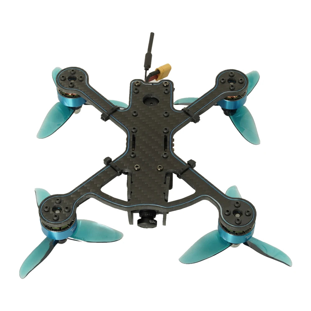 طائرة سباق بدون طيار TCMMRC TX150 FPV - قاعدة عجلات 3 بوصة 150 مم F4 وحدة تحكم طيران 400 ميجاوات VTX 1507 2400KV مع ضوء LED BEC 14 TCMMRC TX150 FPV Racing Drone, FPV Capable Dimensions : 3-inch Controller Mode : MODE1