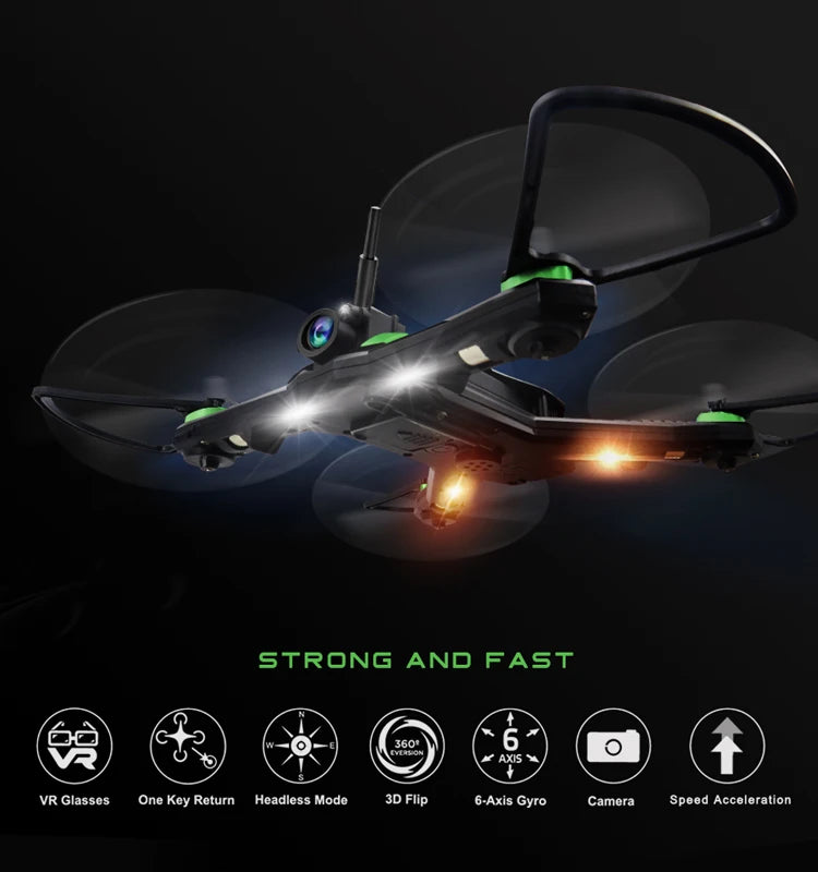Flytec H825 Drone, STRONG AND FAST 360 6 AXIS VR Glasses One Return Headless