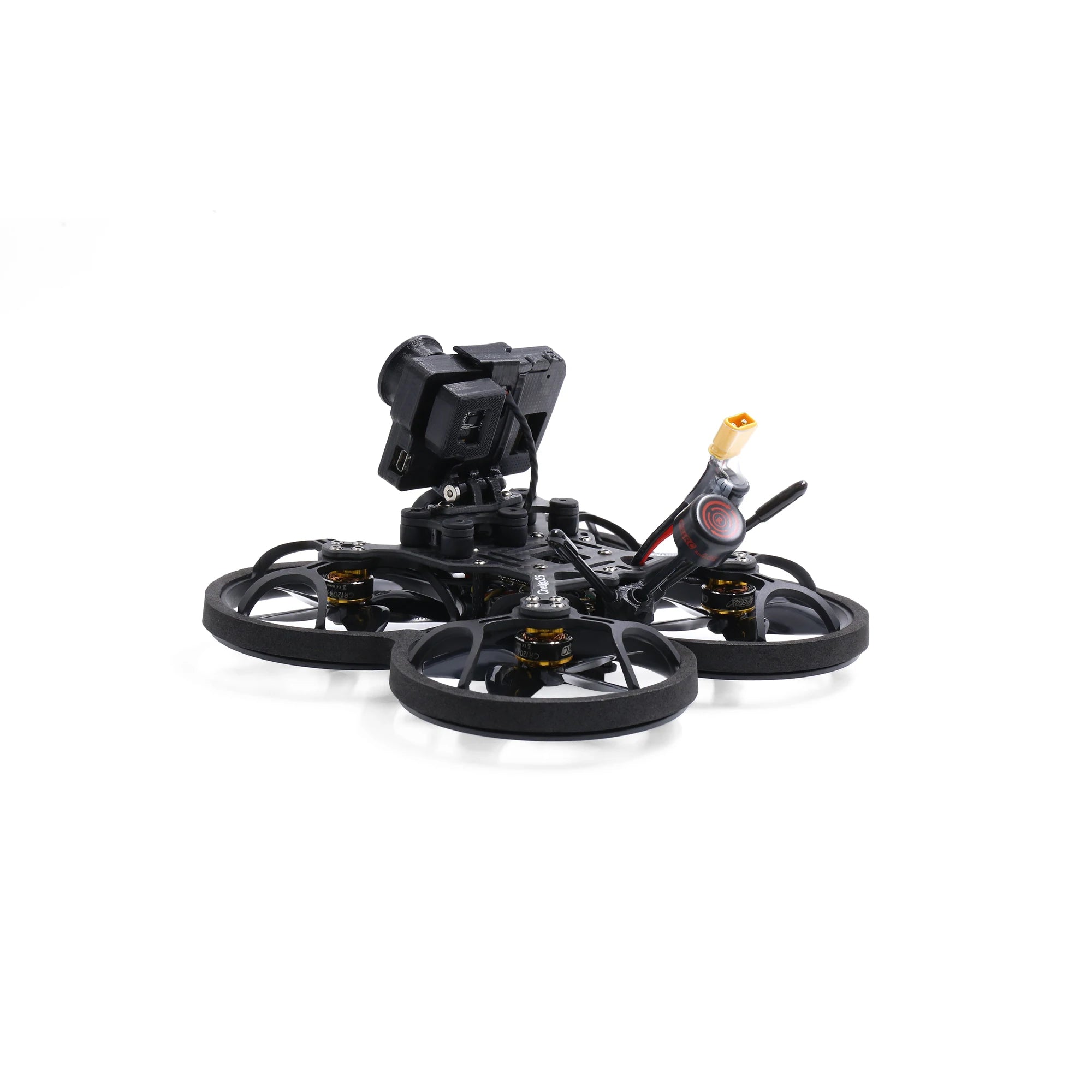 GEPRC CineLog25 التناظرية CineWhoop Drone - Caddx EOS2/Runcam Nano2 كاميرا GEP-20A-F4 FC GR1404 4500kv لطائرة RC FPV Quadcopter Drone 8 GEPRC CineLog25 Analog CineWhoop Drone, the new camera damping system basically eliminates the video's jelly and FPV camera