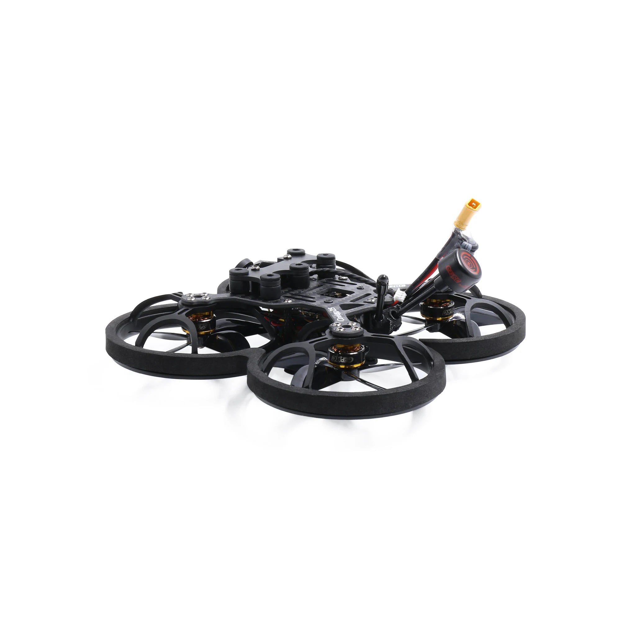 GEPRC CineLog25 التناظرية CineWhoop Drone - Caddx EOS2/Runcam Nano2 كاميرا GEP-20A-F4 FC GR1404 4500kv لطائرة RC FPV Quadcopter Drone 10 GEPRC CineLog25 Analog CineWhoop Drone, redesigned the shock absorption structure of the camera mount and GoPro Lite .