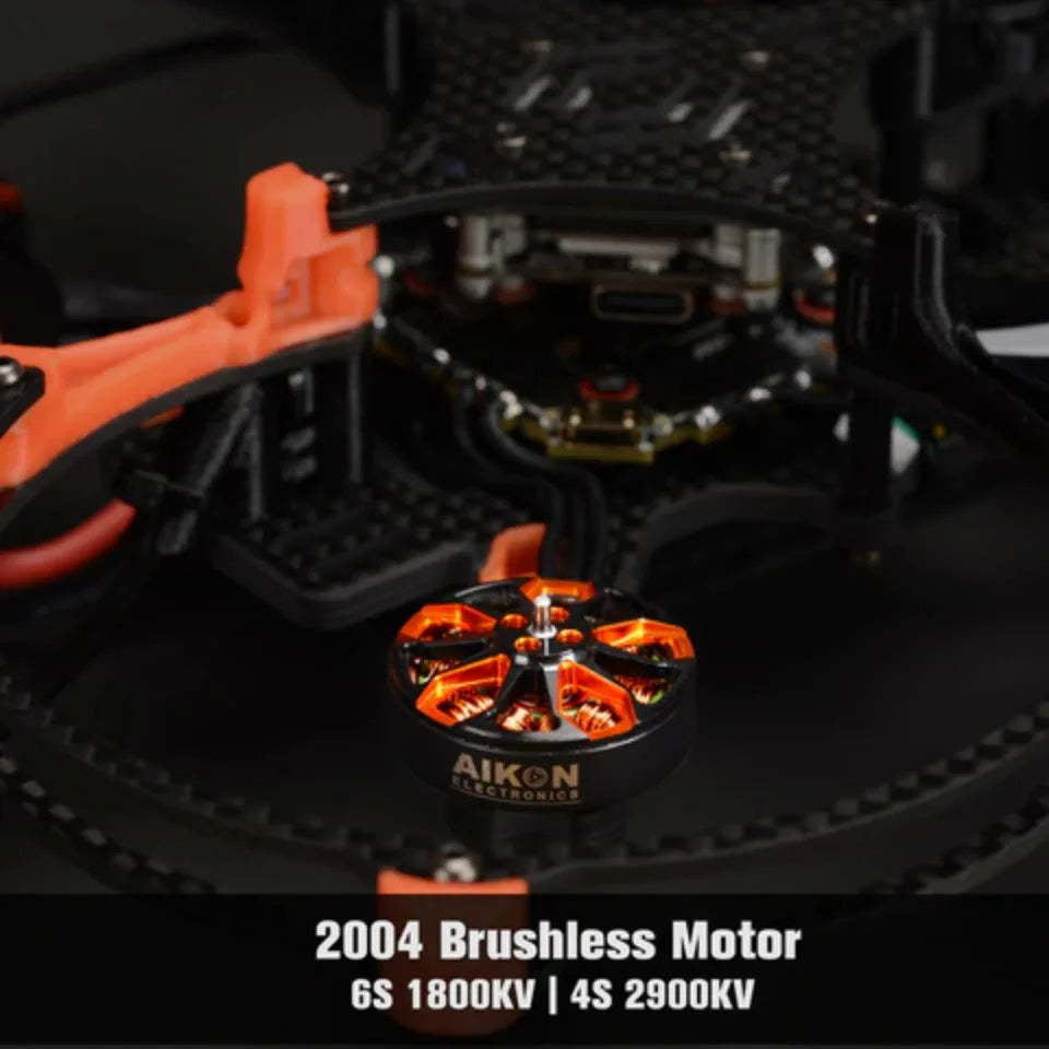 AIKON GEEK-35CF FPV Drone, Ans 2004 Brushless Motor 6S 18OOKV | 4S 290OKV