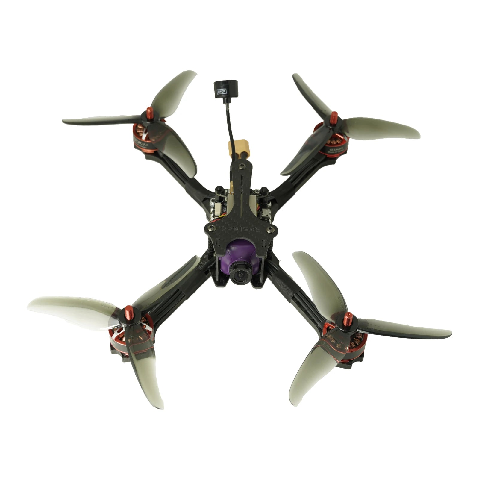 طائرة سباق بدون طيار TCMMRC Xtreme 210 - طائرات سباق بدون طيار FPV طويلة المدى مقاس 5 بوصة، كوادكوبتر F4 600MW مع كاميرا HD احترافية 12 TCMMRC Xtreme 210 Racing Drone, the TCM-MRC Xtreme 210 Racing Drone incorporates safety features