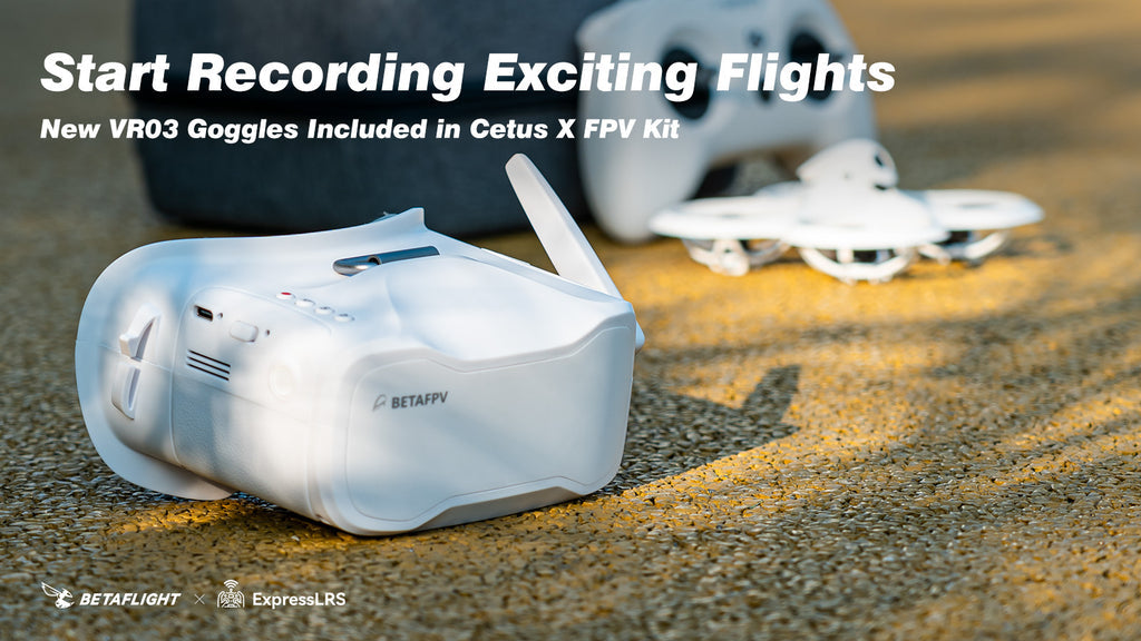 BETAFPV Cetus X - بدون فرش FPV/BNF Frsky Quadcopter كاميرا قابلة للتعديل للسباق الداخلي بدون طيار ELRS 2.4G مروحية RC خارجية 14 BETAFPV Cetus X, Start Recording Exciting Flights New VRO3 Goggles Included in Cetus