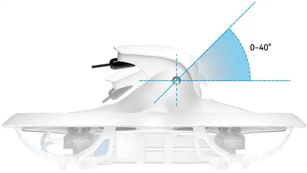 BETAFPV Cetus X - بدون فرش FPV/BNF Frsky Quadcopter كاميرا قابلة للتعديل للسباق الداخلي بدون طيار ELRS 2.4G مروحية RC خارجية 22 BETAFPV Cetus X, function also ensures an emergency landing of the drone whenever loses control .