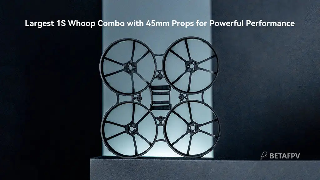 BETAFPV Meteor75 Pro, Largest 1S Whoop Combo with 4Smm Props for Powerful