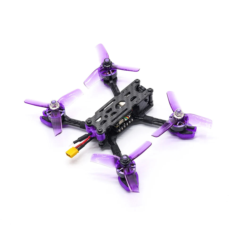 طائرة بدون طيار TCMMRC Night Phoenix - 3 بوصة Fpv Racing Drone 1607-2800kv F411 التحكم في الطيران 20a 4IN1ESC xf5805 كوادكوبتر مع كاميرا طائرة بدون طيار صغيرة 11 TCMMRC Night Phoenix - 3inch Fpv, TCMMRC Night Phoenix, the frame is made of 3k pure carbon, with double-sided chamfering