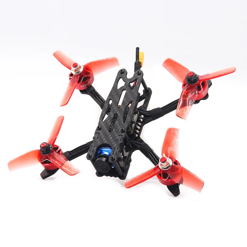 طائرة TCMMRC Dolphin Racing Drone - 3 بوصة 3-6s 1507-2400KV كوادكوبتر RC طائرة مع كاميرا FPV Racing Drone DIY Mini Drone Kit هدايا السنة الجديدة 2023 17 TCMMRC Dolphin Racing Drone, the frame made of high-quality carbon fiber woven has sturdiness and T