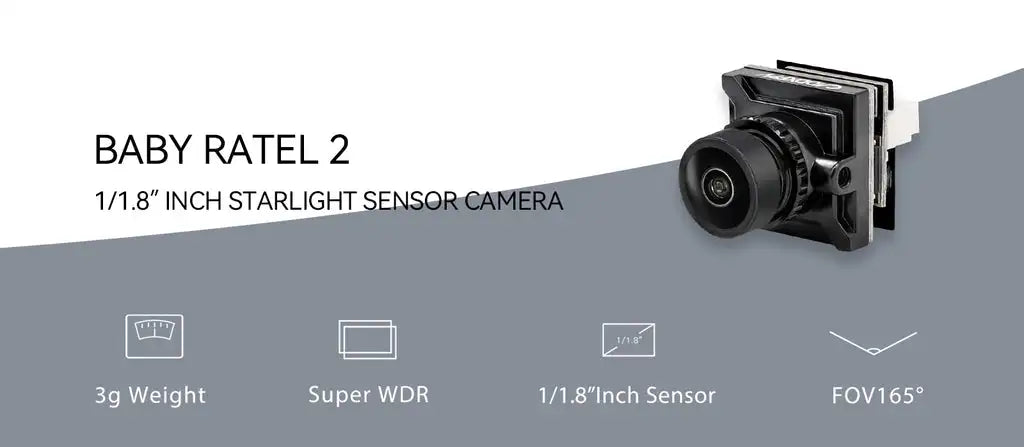 BETAFPV Pavo25 Whoop FPV, BABY RATEL 2 1/1.8" INCH STARLIGHT SENS