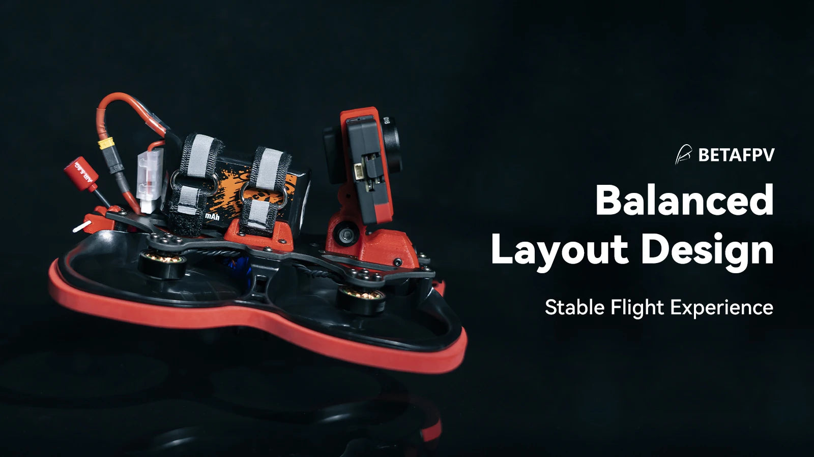 BETAFPV Pavo25 Whoop FPV, BETAFPV MAh Balanced Layout Design Stable Flight Experience