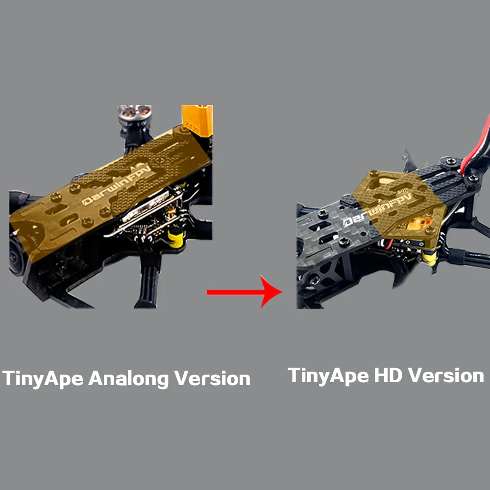 DarwinFPV TinyApe Freestyle, TinyApe Analong Version DarWInev LifeV 'Der' DarWI