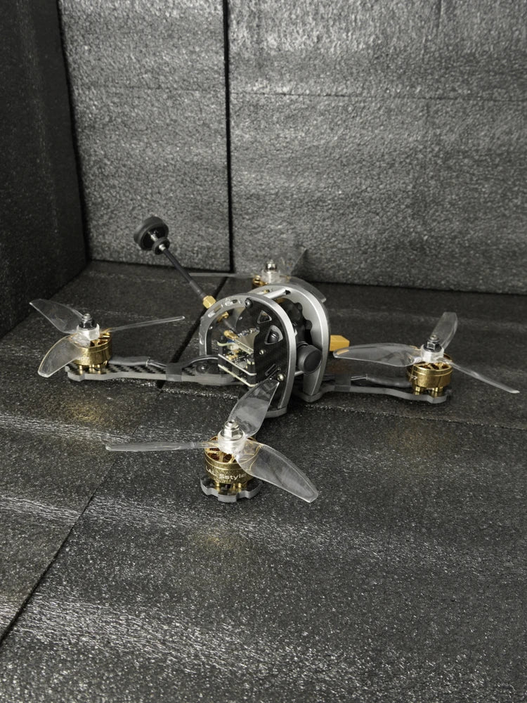 TCMMRC Dome 215 - 5 بوصة FPV Racing Drone Kit مع 3-6s Gold Brushless Motor المهنية كوادكوبتر راديو التحكم عن بعد اللعب 11 TCMMRC Dome 215, FPV Capable Features : auto return features : Integrated camera dimensions :