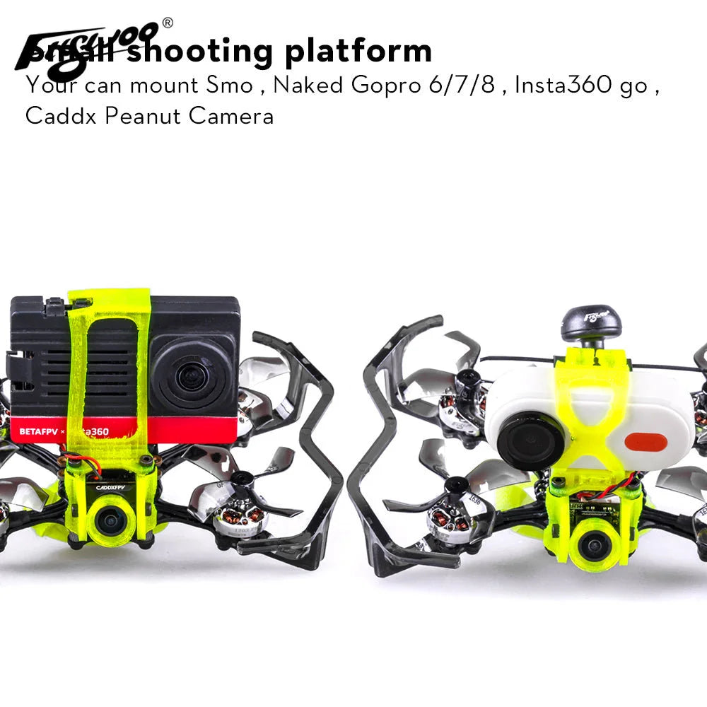 FLYWOO Firefly 1.6 بوصة Baby Quad HD V1.3 Walksnail Avatar Micro Drone 1203 5500KV 7 Eimghooting platform Your can mount Smo Naked 6/7/8