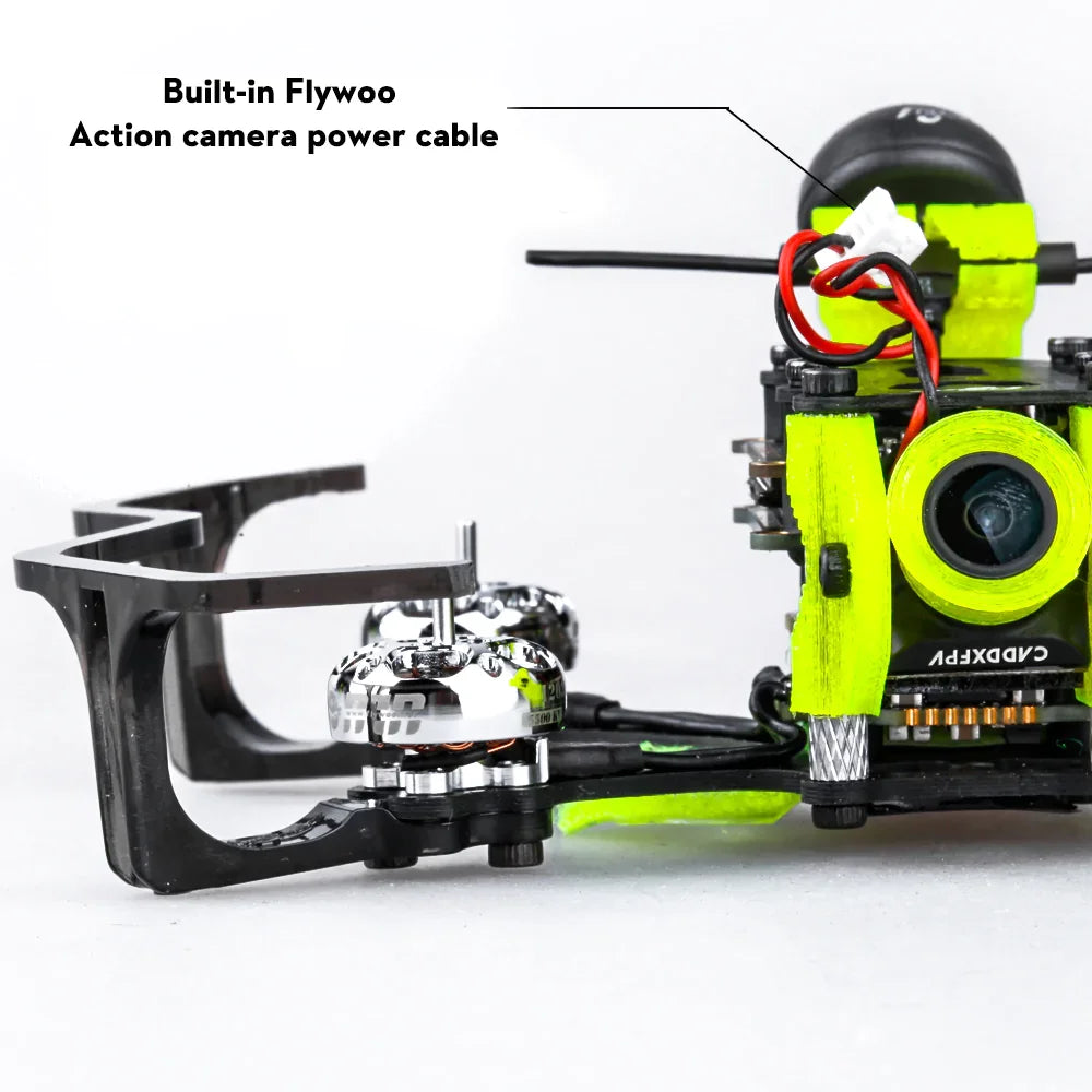 FLYWOO Firefly 1.6 بوصة Baby Quad HD V1.3 Walksnail Avatar Micro Drone 1203 5500KV 10 Built-in Flywoo Action camera power cable Adgxaav