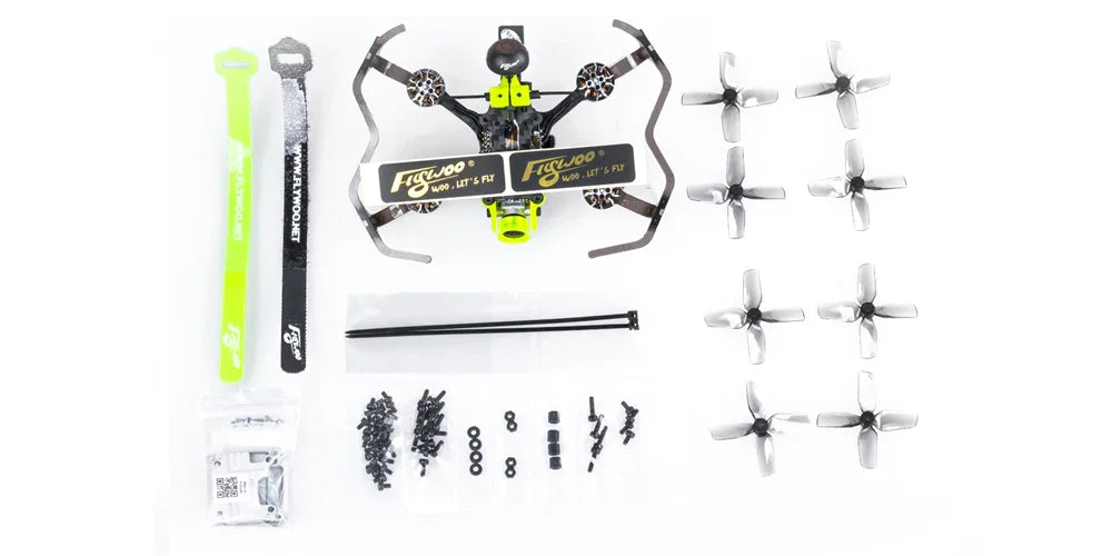 FLYWOO Firefly 1.6 بوصة Baby Quad HD V1.3 Walksnail Avatar Micro Drone 1203 5500KV 14 Firefly Baby Quad, a nano-sized fpv drone designed to carry