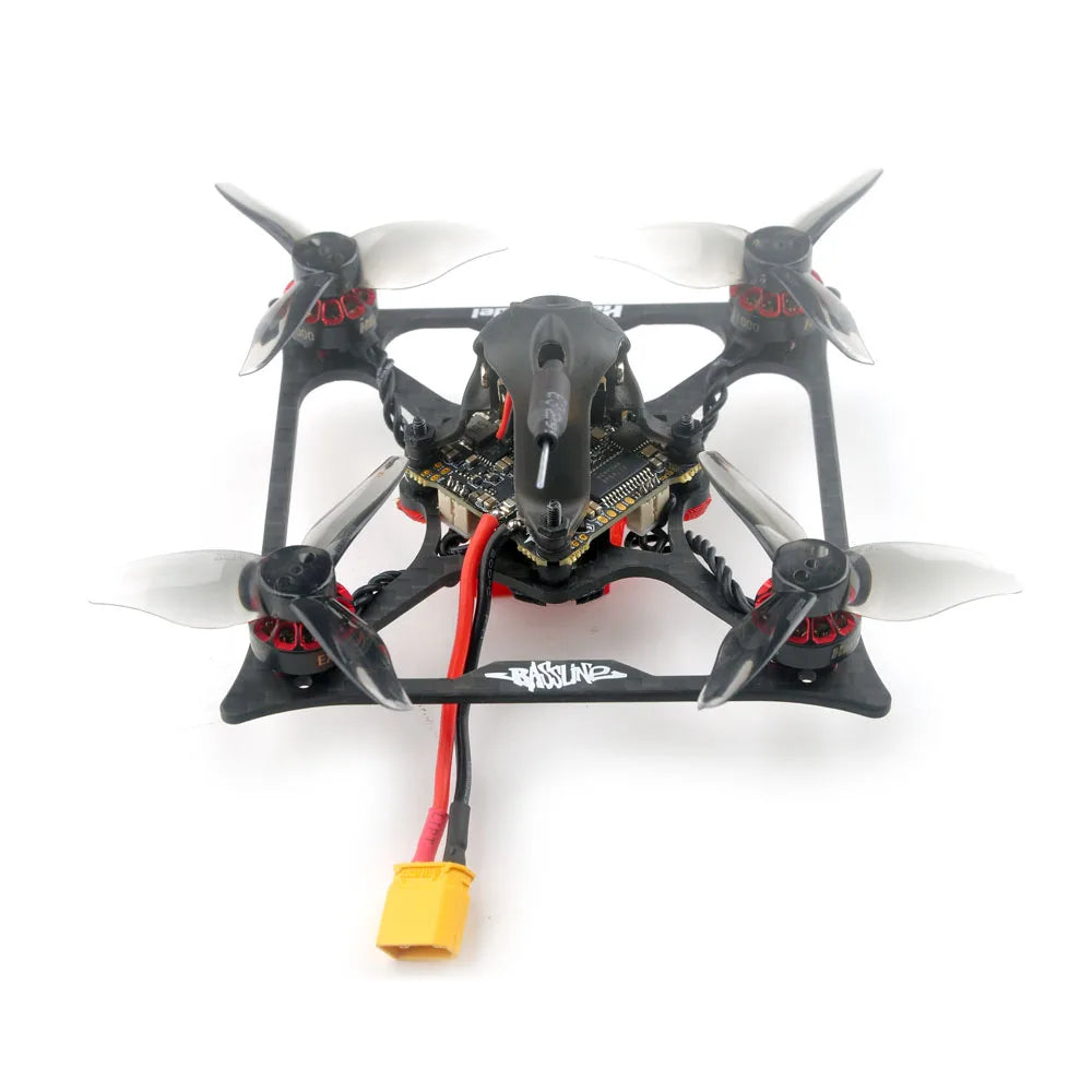 HappyModel Bassline, the range of the Bassline can vary depending on environmental factors and transmitter power