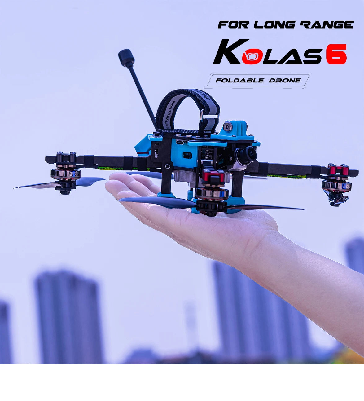 Axisflying KOLAS6", FOR LONG RANGE KOLAs6 FOLDABLE DR