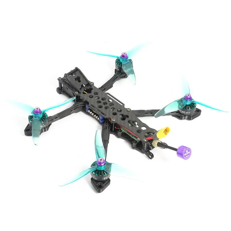 TCMMRC Avenger 225 - 5 Inch 6s power drone prices 220$ with camera racing drone fpv drones quadcopter DIY gifts for new year 2023 13 TCMMRC Avenger 225, the flight is more stable with a low center of gravity design . the internal height is