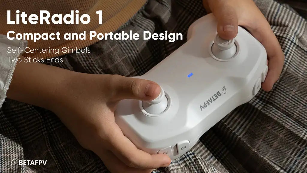 LiteRadio 1 Compact and Portable Design Self-Centering Gimbals Two Sticks