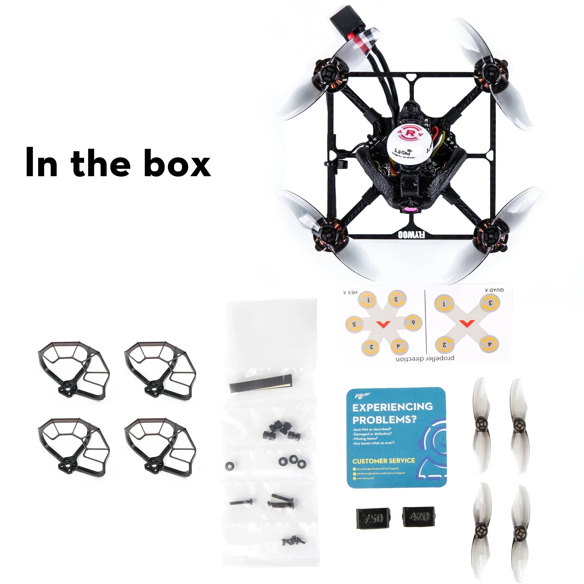 FLYWOO Firefly 2S Nano Baby 20 Analog Micro Drone FPV GOKU F405 AIO 1002-15500KV 9 Item Not as described? Damaged or defective? Missing