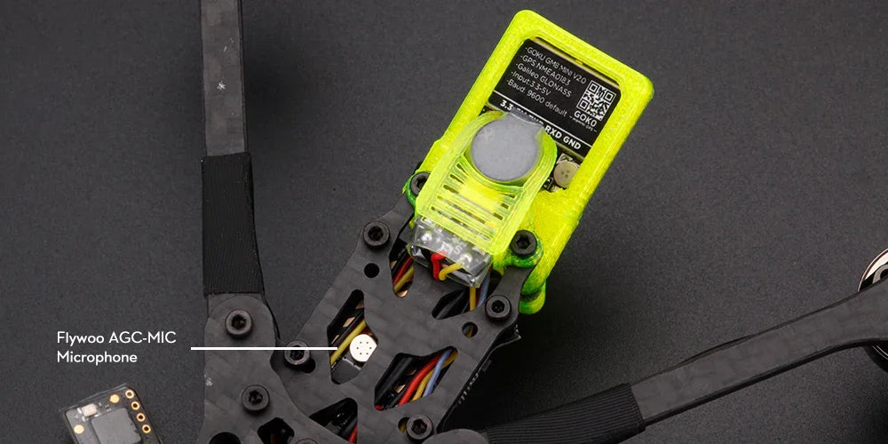 FLYWOO Explorer LR 4 V2.2 تناظري صغير المدى FPV فائق الخفة Quad Bnf (Caddx Ratel 2) GOKU GN405 Nano 1404 2750KV 8 FLYWOO Explorer LR 4 V