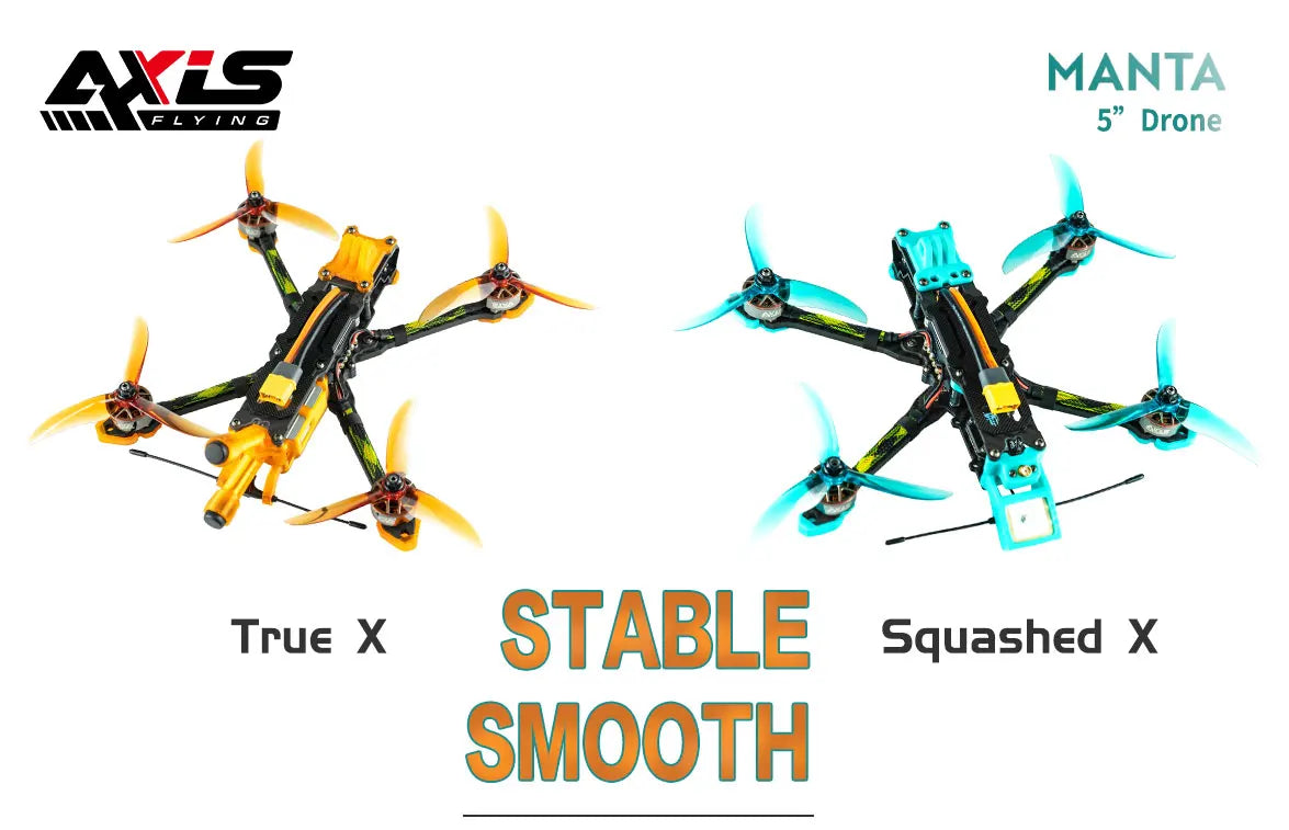 Axisflying MANTA5" - طائرة بدون طيار FPV Freestyle Ture X مقاس 5 بوصات مع نظام تحديد المواقع العالمي (GPS). 8 Axisflying MANTA5", If activation is not required, please note when placing an order